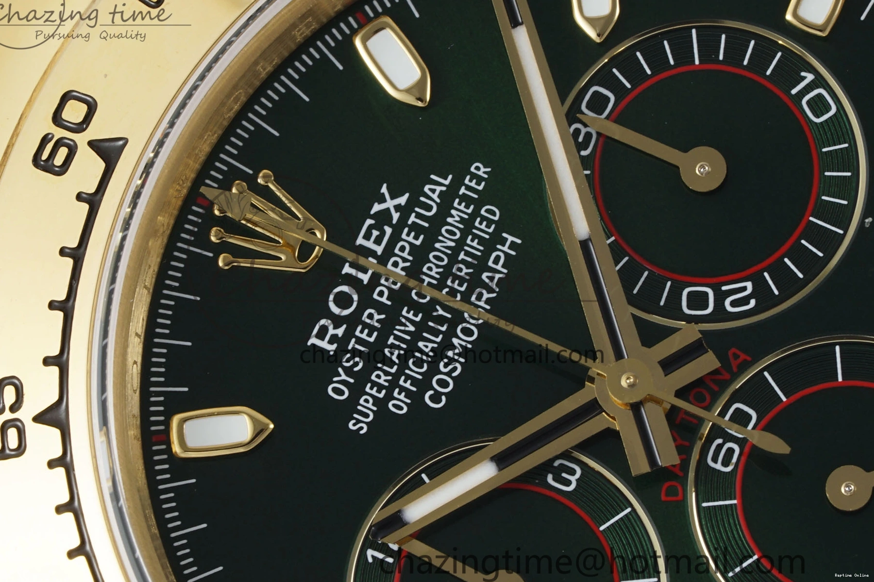 0502 Daytona 116508 QF 1:1 Best Edition Green Dial on YG Bracelet SA4130 V ComfortFit 1761